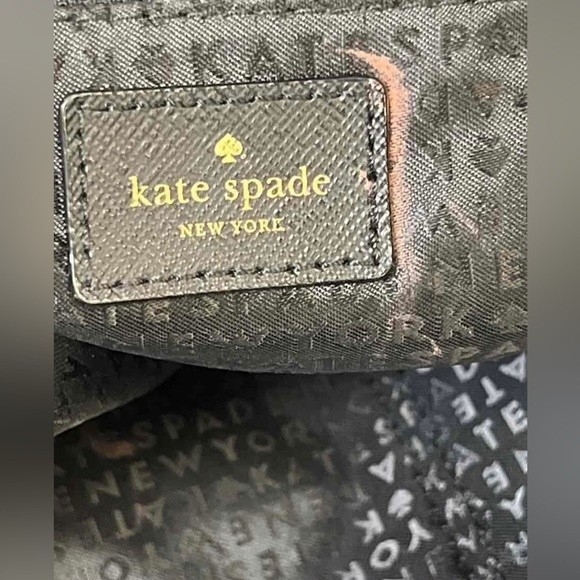 Kate Spade Wilson Road Embellished Alyse Satchel Tote Black Handbag - Picture 10 of 11
